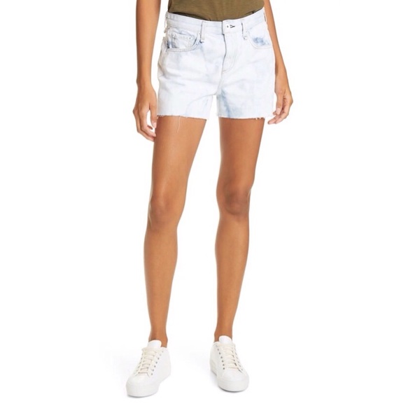 rag & bone Pants - NWT Rag & Bone Dre Raw Hem Denim Shorts - Oasis